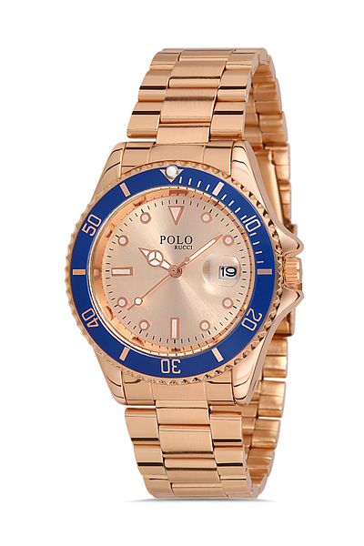 POLO Rucci 2279 ساعة يد رجالية بتصميم التقويم