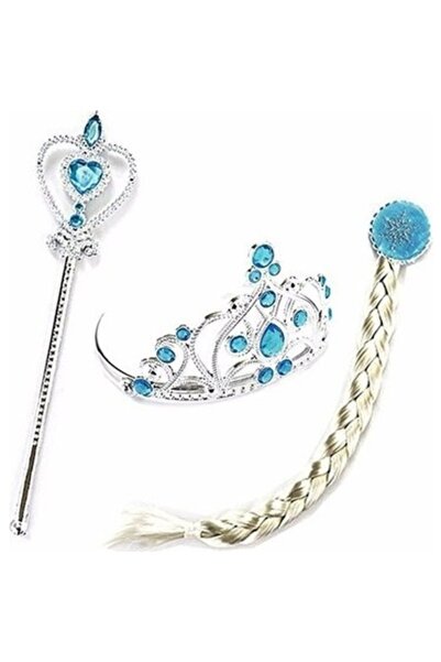 Happyland Elsa Saç Taç Asa 3' Lü Set