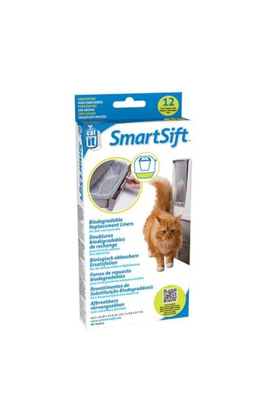 Catit كيس النفايات الاحتياطي Smartsift 12 عبوة