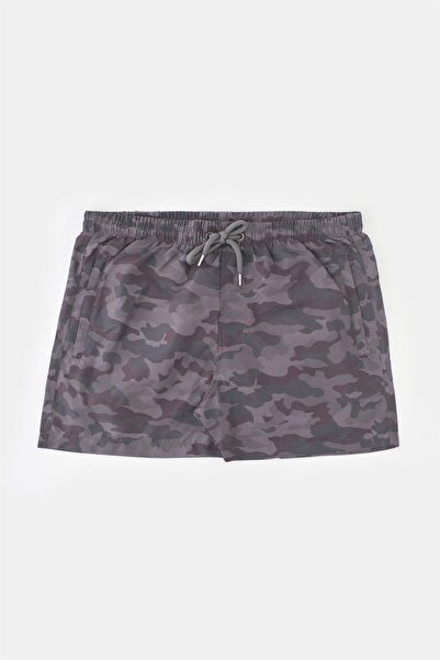 Eros Micro Kısa Kamuflaj Desenli Deniz Şortu