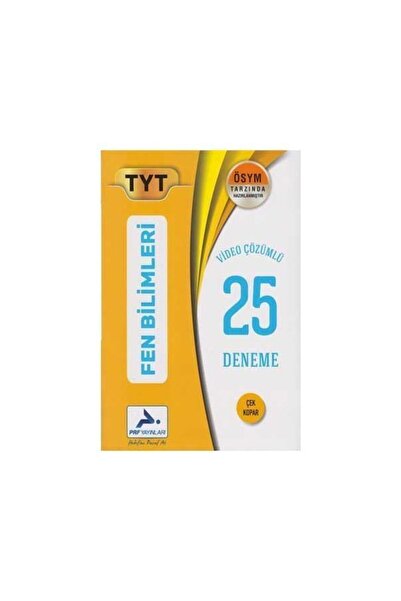 paraf yayınları Paraf Tyt Fen Bil.video Çözümlü 25 Branş Denemesi