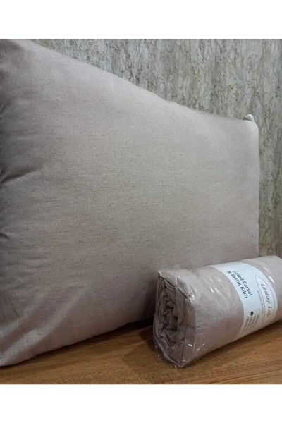 üntaş Life 160x200 Double Elastic Sheet + 2 Pillowcases Milk Coffee