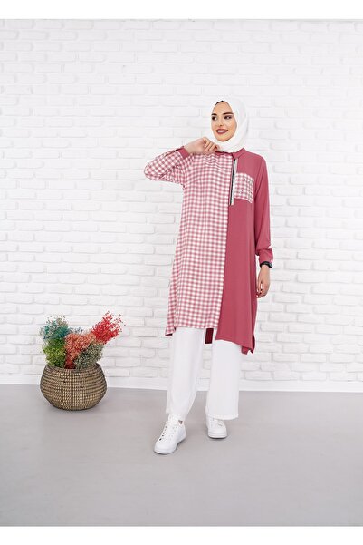 Famelin Ekose Model Uzunboy Tunik