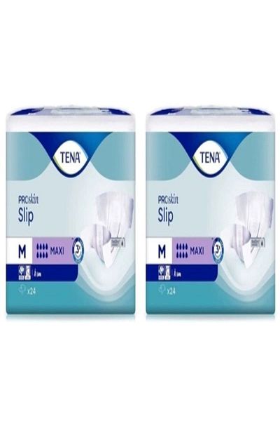 TENA Slip 8 Drop Maxi Medium Size Medium Waistband Patient Diapers 24 Packs 2 Packs / 48 Pieces