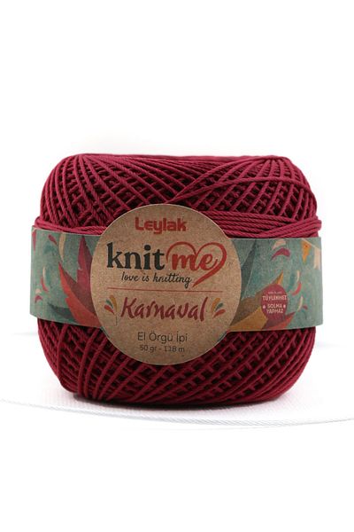 knitme Καρναβάλι 50 gr Στιβαρό, χωρίς τρίχες, πολυεστέρας, πλεκτό χέρι, νήμα Taka (7106)