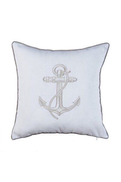caka home design Star Cover Bias Anchor ( Ecru Floor / Stone Embroidery / 45x...