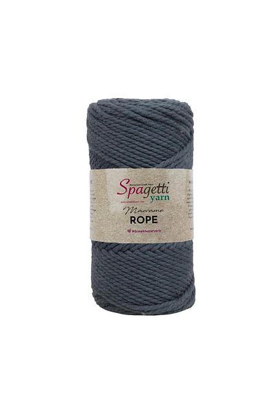 Spagettiyarn 2mm 250g Καπνιστό 2 Περιστρεφόμενο Σχοινί Μακραμέ