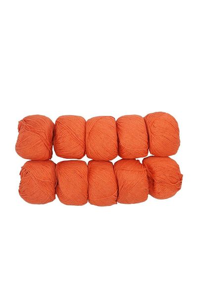 Spagettiyarn Slim Cotton 10 Pack Πορτοκαλί Πλεκτό Νήμα