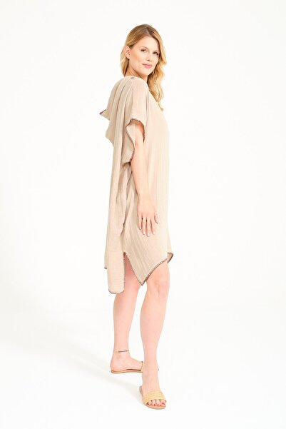 Miespiga Unisex Muslin Hooded Γυναικείο Σέρφινγκ Πόντσο για ενήλικες