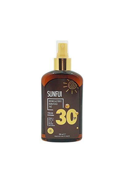 Sunfui Bronzlaştırıcı Koruyucu Yağ Spf 30 200 Ml
