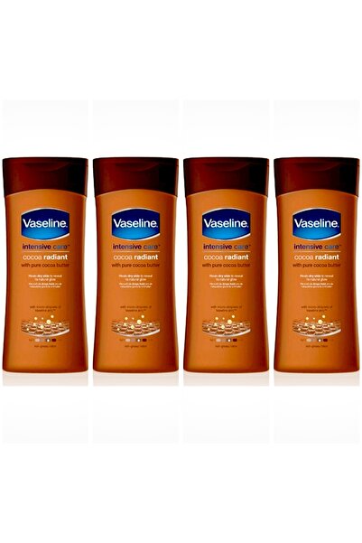 Vaseline Vücut Losyonu Kakao Işıltısı 400 Ml Cocoa Radiant Vazelin X 4 Adet