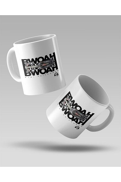 FANBOX SHOP كوب قهوة أبيض مطبوع من كيمي رايكونين بوه
