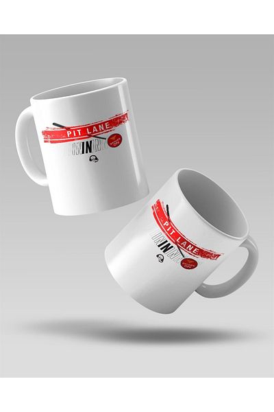 FANBOX SHOP كوب قهوة أبيض مطبوع من إن إن ذا بيت ستوب