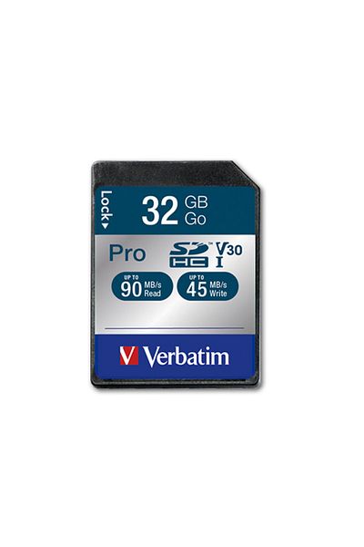 Verbatim 32gb Sdhc Pro U3 Memory Card
