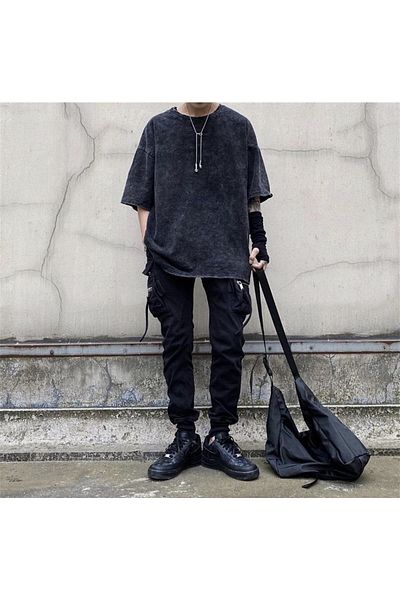 Touz Grandükkan Oversize Unisex T-shirt - Washable Basic Model
