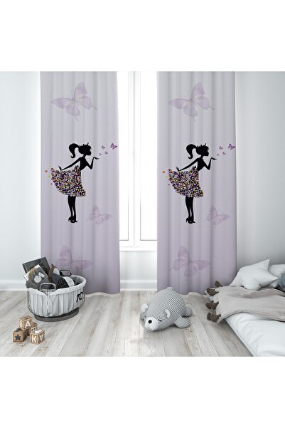 MODA Potpuno drugačija soba za bebe i decu, leptir princeza, devojčica Zavesa...