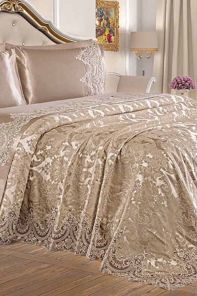 Rmelenahome Double Sultan Chenille Pique Set 6 Pieces