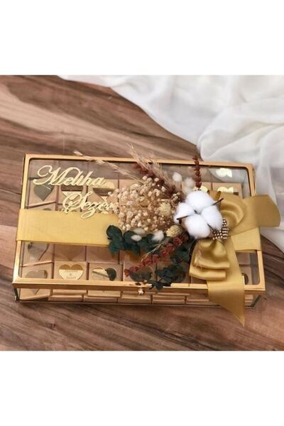 Masalsı Concept Gold 80 Adet Nişan, Söz Çikolatası, Kız Isteme Çikolatası