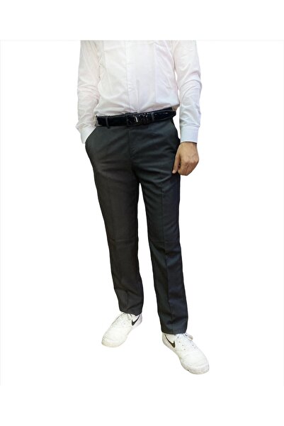 BLUEMOOR Men's Classic Cut Fabric Trousers