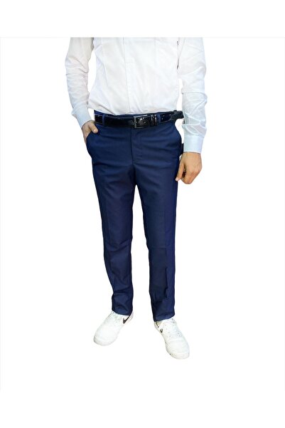 BLUEMOOR Erkek Klasik Kesim Kumaş Pantolon