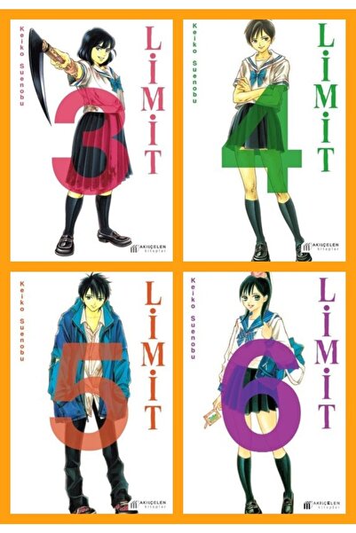 AKILÇELEN YAYINEVİ Hediyeli Limit 3-4-5-6 / 4 Kitap Set \ Manga / Keiko Suenobu