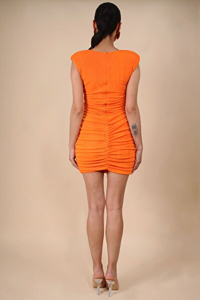 Shivi Fashion Önü Düğümlü Elbise