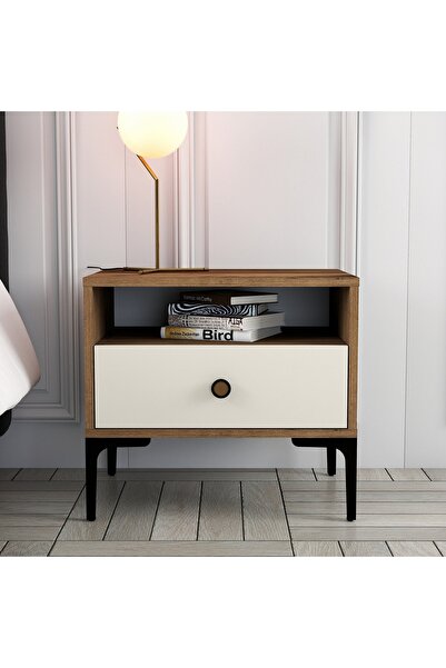 Variant Mobilya Variant Lizbon Komodin - Ceviz / Krem