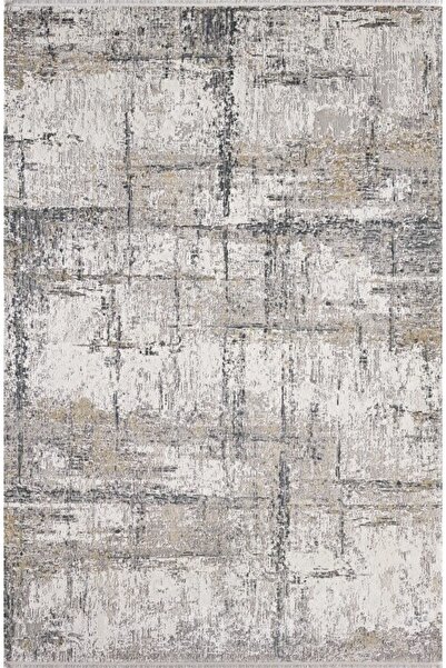 GÜMÜŞSUYU Ipekzade 100 11383 Yüksek Kalite Modern Krem Salon Halısı Polllini ...