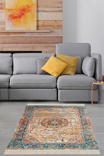 on the clouds Osmanlı Desen Göbekli Dijital Baskı Yıkanabilir Modern Salon Ha...