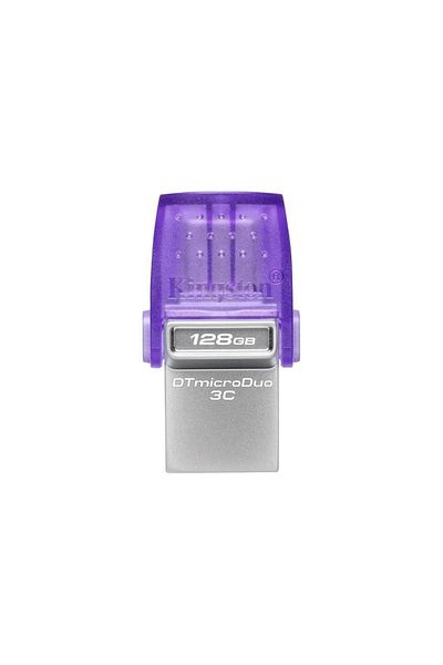 Kingston Duo 128GB DataTraveler MicroDuo 3C 200MB/s Dual USB TypeA + TypeC Flash Memory DTDUO3CG3/128