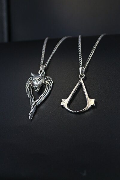 2-Piece Anubis And Assassin's Creed Origins Necklace Set