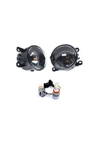 UygunPLUS Renault Megane Hb 2005 Uyumlu   Model Sari Ampül Sis Farı 2 Li Set ...
