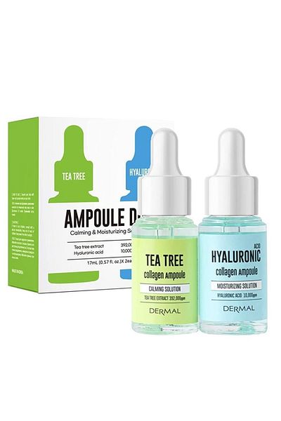 Dermal 2-Piece Sebum Control Serum Set Firming, Calming, Moisturizing, Sebum Balancing