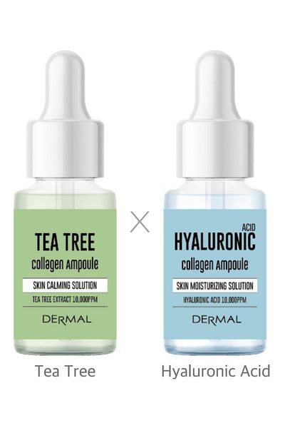 Dermal 2-Piece Sebum Control Serum Set Firming, Calming, Moisturizing, Sebum Balancing
