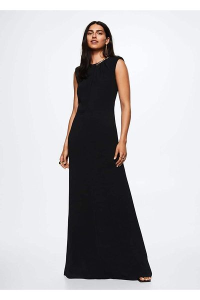 MANGO Woman Rochie decorativă ruptă în spate