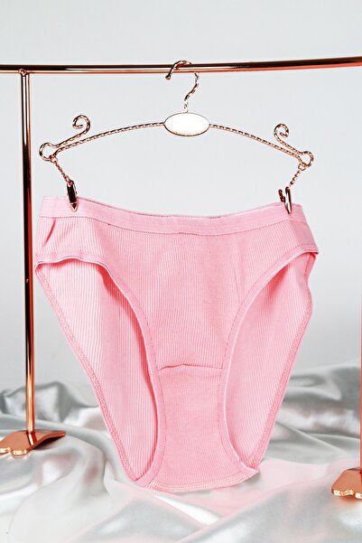 Tutku Women's 3-Piece Cotton Panties Mixed Solid Color Lycra Camisole Slip Panties