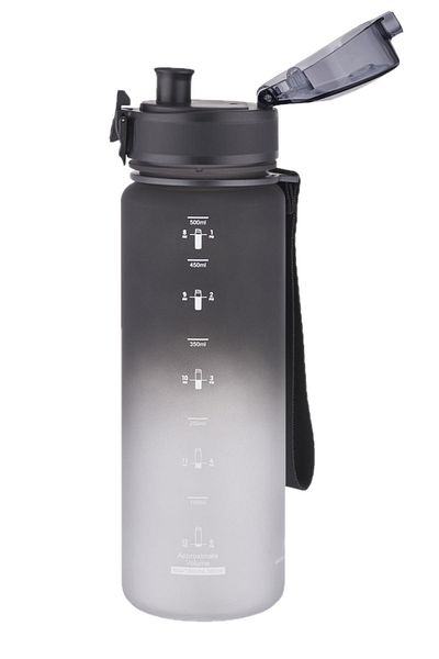 Uzspace 500ml Motivational Water Bottle Double Color Softtouch Ff Collection Tritan Water Bottle