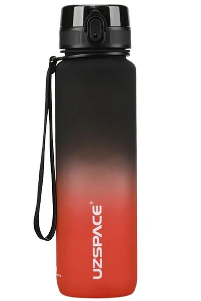 Uzspace 1000ml Large Size Double Color Softtouch Ff Collection Tritan Water Bottle