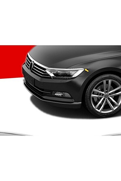 Genel Markalar Volkswagen Passat B8 2014-2019 Krom Far Kaşı+ön Panjur 3 Parça...