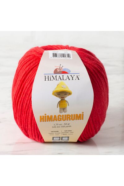 Himalaya Himagurumi Red 50 Gr Hand Knitting Yarn - 30131