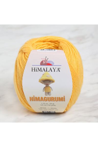 Himalaya خيط حياكة يدوي أصفر 50 جرام من هيماغورومي - 30126