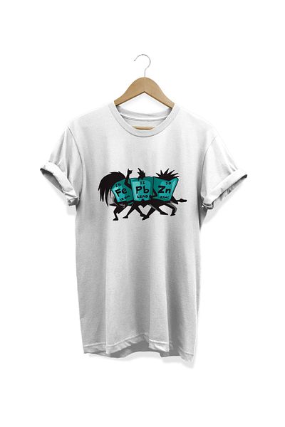 remonz Μπλουζάκι Heavy Metals Chemistry Formula Oversize 100% βαμβάκι