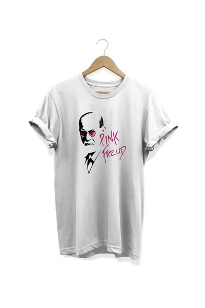 remonz Μπλουζάκι Sigmund ''Pink'' Freud Printed Oversize 100% βαμβάκι