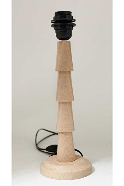 Hobilen Ahşap Abajur Ayağı 35 Cm