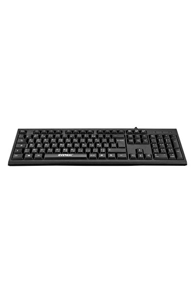 Everest Siyah Q Usb Kablolu Standart 108 Tuşlu Kablolu Klavye Kb-871u
