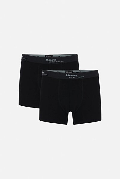 Kom 2-пакет памучни боксерки с ликра за мъже