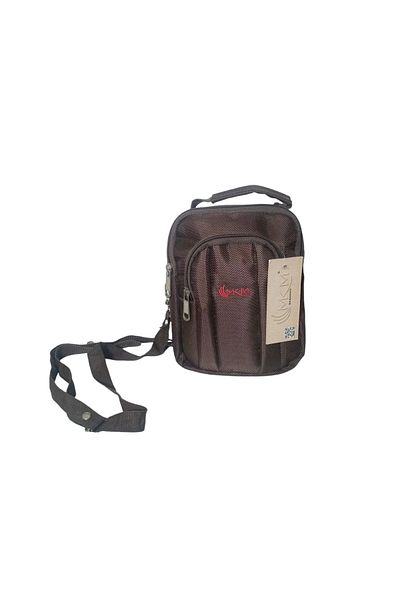 MKM Men's Hand and Shoulder Bag Brown Color