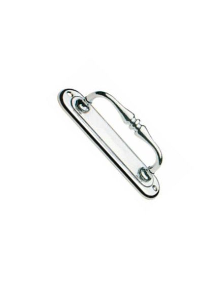 ARON (1 Piece) Chrome Large Curved Pull Pull Handle for Sliding Doors 14,5x3,5cm