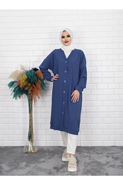 By Hacer Ayaydın Fashion Aerobin μεσαίου μήκους γυναικείο βασικό τουνίκ/καλοκαιρινή ζακέτα