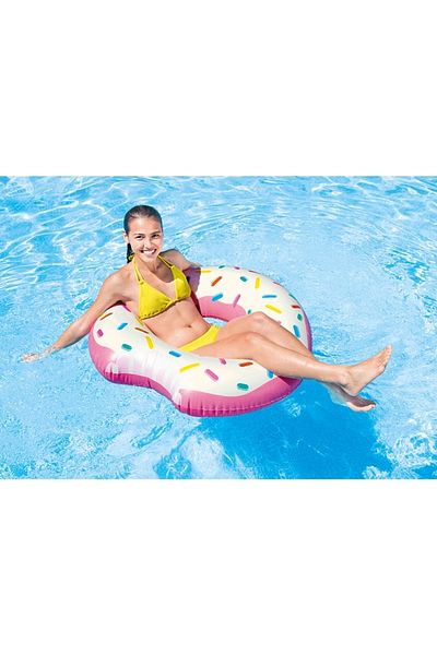 Intex Mavisudunyasi® دونات تيوب سيميت 107×99 سم